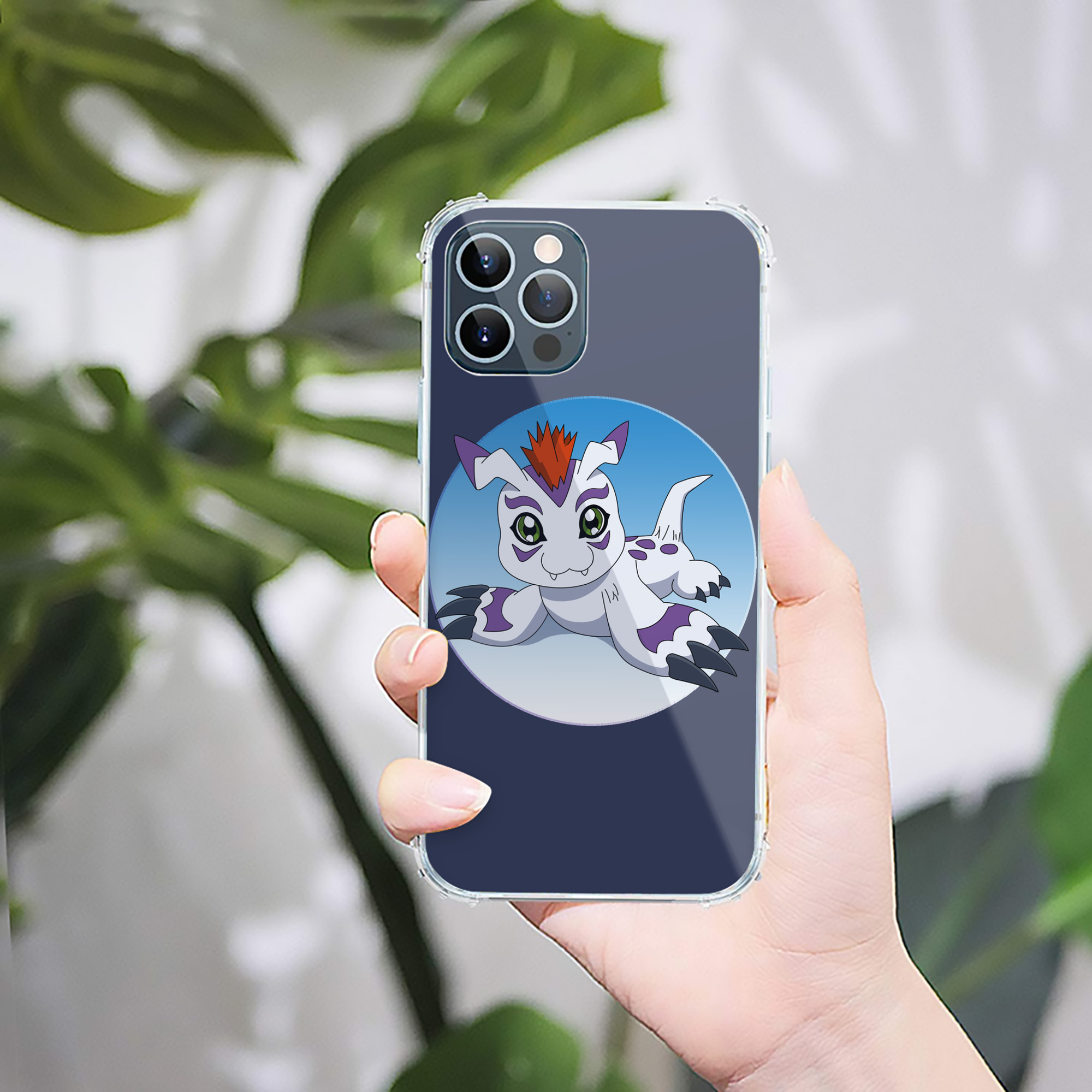 （画像用） Digimon デジタルモンスター/デジモン 【iPhone 12シリーズ対応】透明スマホケース（クリアソフトケース）